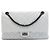 Chanel White Quilted Aged Calfskin Reissue 2.55 Double Flap 226 Bianco Bianco sporco