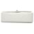 Chanel White Medium Classic Lambskin Double Flap Bianco - vista 3