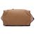 Céline Celine Tote Luggage in pelle di vitello granulata marrone Cammello - vista 3