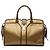 Saint Laurent Cabas Chyc aus goldener perforierter Metallic-Leder Tasche Medium
