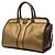 Saint Laurent Cabas Chyc aus goldener perforierter Metallic-Leder Tasche Medium - Ansicht 2