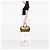 Saint Laurent Cabas Chyc aus goldener perforierter Metallic-Leder Tasche Medium - Ansicht 6