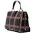 Borsa a manico Miu Miu in capra nera stampata Madras Nero - vista 2