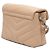 Saint Laurent Borsa a tracolla LouLou in pelle di vitello trapuntata monogramma beige - vista 2