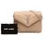 Saint Laurent Borsa a tracolla LouLou in pelle di vitello trapuntata monogramma beige - vista 7