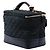Vanity Beauty case Chanel Black Quilted Iridescent Caviar Globe Trotter con catena Nero - vista 2