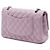 Chanel Purple Medium Classic Lambskin Double Flap Porpora - vista 2