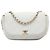 Chanel White CC Quilted Goatskin Casual Trip Flap Bianco