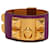 Pulseira Collier de Chien em Swift banhada a ouro roxo Hermès T4  - vista 2