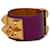 Pulseira Collier de Chien em Swift banhada a ouro roxo Hermès T4  - vista 3