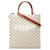 Céline Tote Verticale Celine White Medium Triomphe Coated Canvas Bianco Crudo
