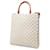 Céline Tote Verticale Celine White Medium Triomphe Coated Canvas Bianco Crudo - vista 2
