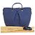 Louis Vuitton Blue Monogram Empreinte Mazarine MM - vista 13