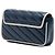 Gucci Blue Super Mini GG Marmont Matelasse Leather Torchon Flap Crossbody Blu navy - vista 2