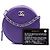 Clutch da Sci Chanel Purple CC in pelle di capra rotonda con catena Porpora Viola scuro - vista 7