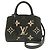 Louis Vuitton Black Bicolor Monogram Empreinte Giant Montaigne BB Nero