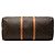 Louis Vuitton Marrone Monogram Keepall Bandouliere 60 - vista 3