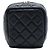 Borsa Vanity Chanel Black CC in agnello trapuntato Cube Nero - vista 3