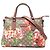 Tote con zip Gucci Beige GG Supreme Blooms