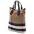 Burberry Sac Tottenham Brit en toile Mega Check marron Marron clair - vue 2