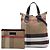 Burberry Sac Tottenham Brit en toile Mega Check marron Marron clair - vue 7
