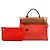 Hermès Orange Toile Herbag Zip 31 - view 7