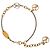 Bracciale Logomania in ottone placcato oro Louis Vuitton D'oro - vista 2