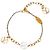 Bracciale Logomania in ottone placcato oro Louis Vuitton D'oro - vista 3