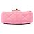 Chanel Pink Mini Wenge Wood Chain Flap Rosa - vista 3