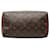 Louis Vuitton Marrone Monogram Speedy 25 - vista 3