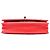Chanel Red Chevron Lambskin Trendy CC Chain Wallet on Chain Rosso - vista 3