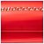 Chanel Red Chevron Lambskin Trendy CC Chain Wallet on Chain Rosso - vista 4