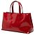 Louis Vuitton Red Monogram Vernis Wilshire PM Rosso - vista 2