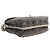 Chanel Gray Camellia Printed Canvas Double Side Flap Marrone - vista 11