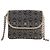Chanel Gray Camellia Printed Canvas Double Side Flap Marrone - vista 2