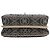 Chanel Gray Camellia Printed Canvas Double Side Flap Marrone - vista 3