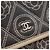 Chanel Gray Camellia Printed Canvas Double Side Flap Marrone - vista 5