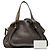 Borsa Chloé Gray Small Pebbled Leather Paraty Marrone Grigio antracite - vista 7