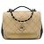 Chanel Beige Medium CC Quilted Suede Business Affinity Flap