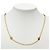 Collana lunga a maglie Chanel Gold CC placcata oro con testa di leone D'oro - vista 5