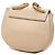 Borsa a tracolla Chloé Drew in pelle di vitello granulata nano marrone Beige - vista 2