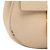 Borsa a tracolla Chloé Drew in pelle di vitello granulata nano marrone Beige - vista 7
