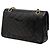 Chanel Black Medium Classic Lambskin Double Flap Nero - vista 2
