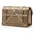 Dior Gold Baby Metallic Patent Microcannage Diorama Flap D'oro - vista 2