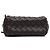 Borsa a tracolla Loop Mini in agnello intrecciato Intrecciato marrone Bottega Veneta Marrone scuro - vista 3