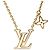 Collana con pendente Louis Vuitton Gold Gold Plated LV Iconic Enamel D'oro