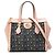 Borsa Ophidia in denim blu con ricamo piccolo GG Gucci