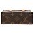 Louis Vuitton Petit Sac Plat Monogram Marrone - vista 3