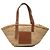 LOEWE Beige Medium Raffia Anagram Basket Tote