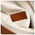 Tote convertibile Saint Laurent in tela beige con logo stencil - vista 6